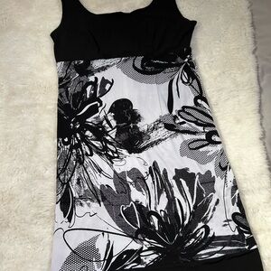 Y2K B&W Bubble Dress